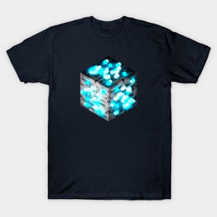 Block Diamond Ore 3D T-Shirt